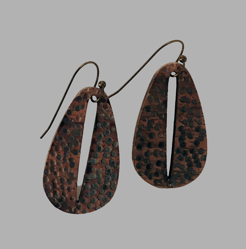Walnut Drop Earrings