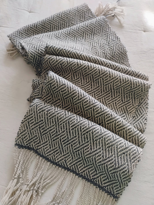 Handwoven Alpaca & Merino Scarf